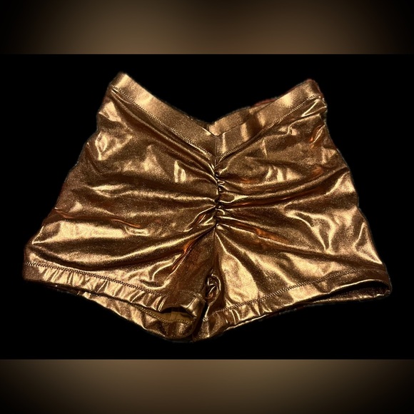 NWT Skims Metallic swim V waist short - Picture 6 of 7